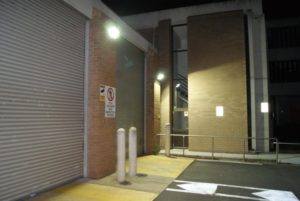 50 Watt LED Floodlight on commercial warehouse site