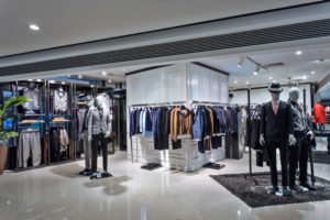 LED Track and Spot Lighting in Retail Space