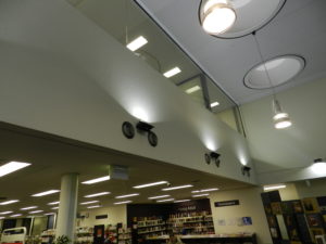 Woden Library LED lighting upgrade 003