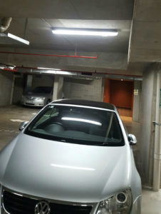 LED lighting in undercover carpark 2